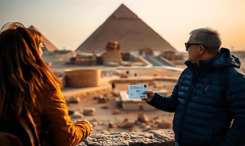 Egyptian Pyramids QR online Tickets 