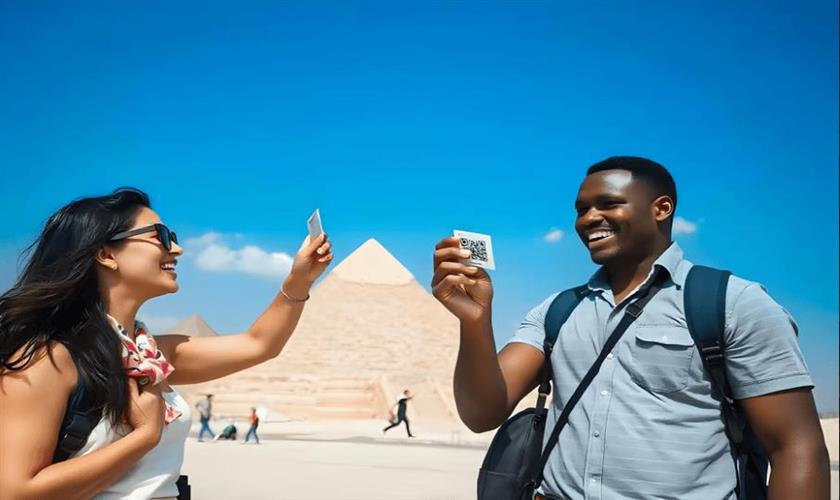 Egyptian Pyramids QR online Tickets 