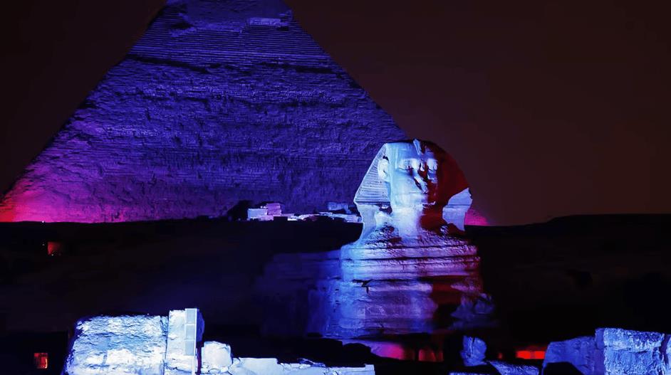 sound and light show pyramids,giza light show