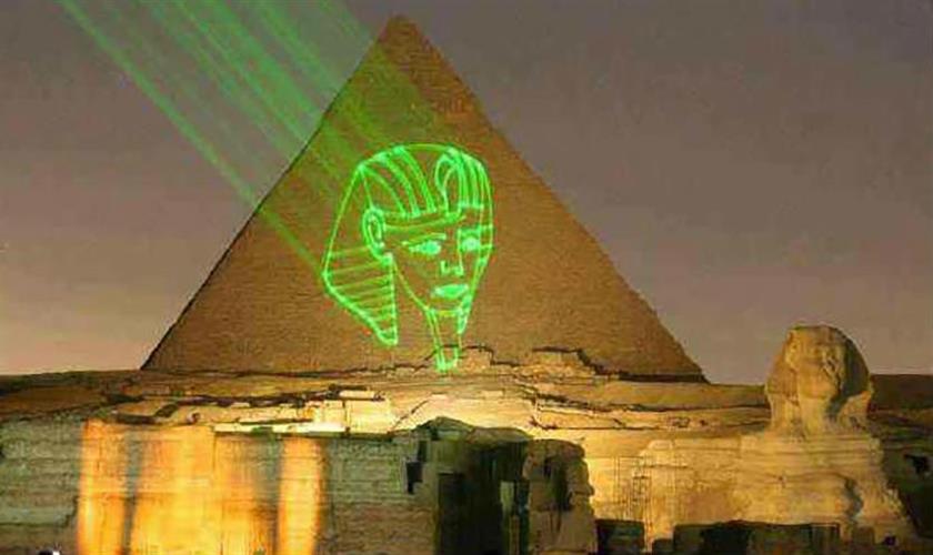 sound and light show pyramids