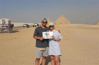 Day Trip to Pyramids, Memphis & Sakkara by Flight